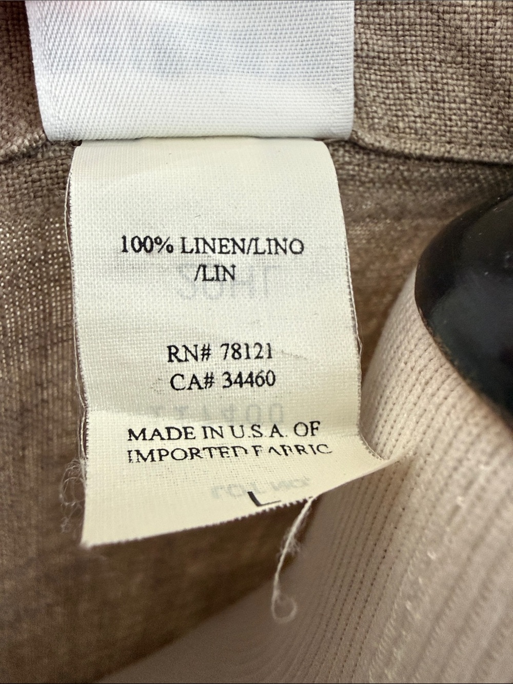 Size L Eileen Fisher Sleeveless Button-Down Linen Maxi Dress - Picture 3 of 5